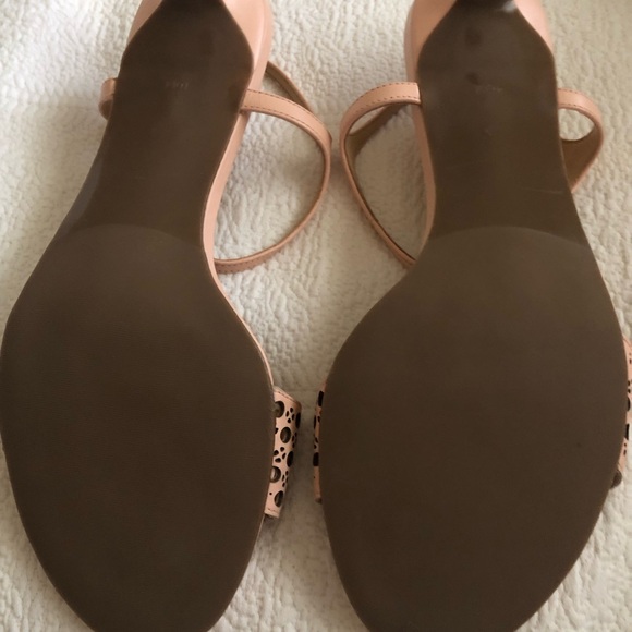 Talbots Pila Perforated Cameo Pink Kitten Heels Size 10 - Picture 4 of 6